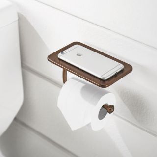 Держатель для туалетной бумаги Swedbe Terracotta Art 2544 с полкой терракота